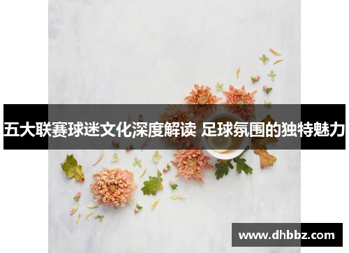 五大联赛球迷文化深度解读 足球氛围的独特魅力